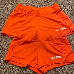 Hooters Orange Shorts